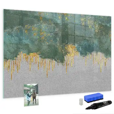 Schreib-Magnettafel mit dekorativem Muster
