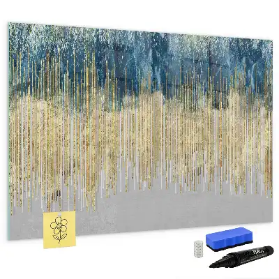 Beschreibbare Magnettafel mit dekorativem Muster