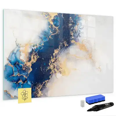 Schreib-Magnettafel mit Marmormuster