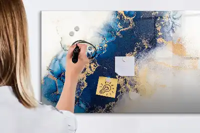 Schreib-Magnettafel mit Marmormuster