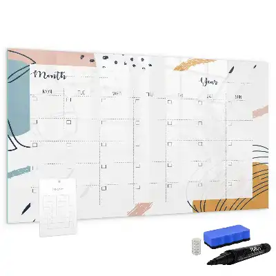Beschreibbare Magnettafel als Business-Organizer