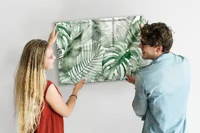 Schreibmagnettafel mit Motiv Pflanzenblätter