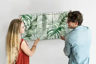 Schreibmagnettafel mit Motiv Pflanzenblätter