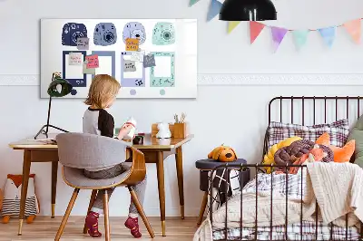 Magnetische Schreibtafel im Polaroid-Design Magnettafel mit Rahmen für Notizen