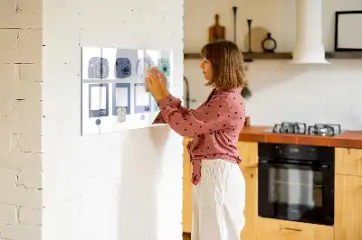 Magnetische Schreibtafel im Polaroid-Design Magnettafel mit Rahmen für Notizen