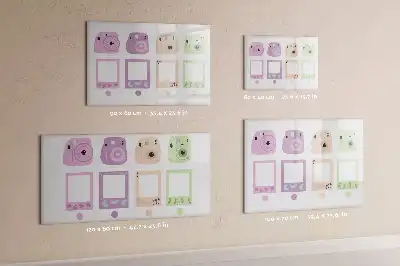 Beschreibbare Magnettafel Kamera-Set