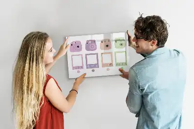 Beschreibbare Magnettafel Kamera-Set