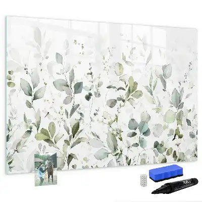Schreib-Magnettafel Motiv Pflanzen