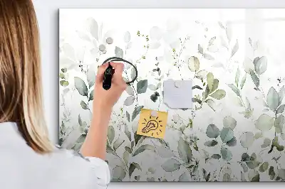Schreib-Magnettafel Motiv Pflanzen