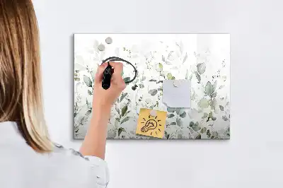 Schreib-Magnettafel Motiv Pflanzen