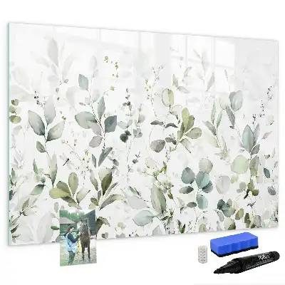 Schreib-Magnettafel Motiv Pflanzen