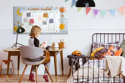 Schreib-Magnettafel für die Wochenplanung