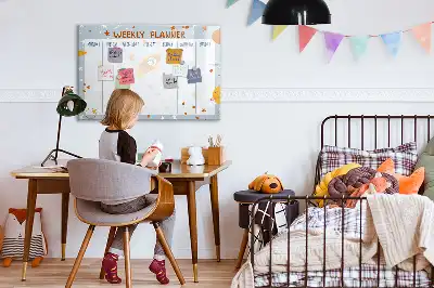 Schreib-Magnettafel für die Wochenplanung