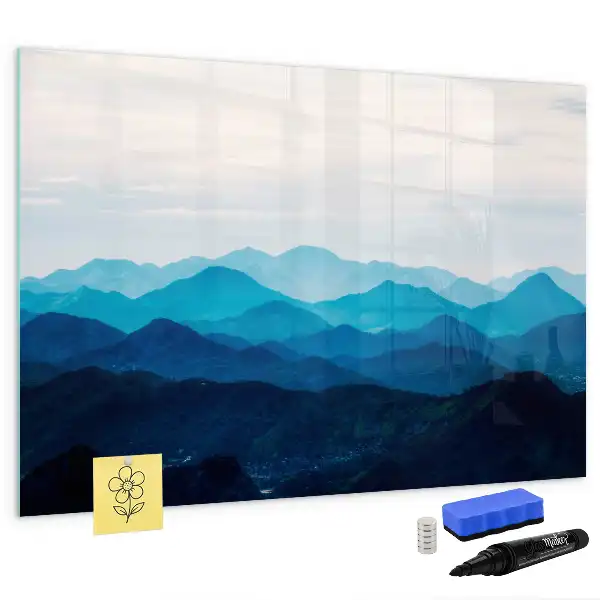 Schreib-Magnettafel mit Aquarellwasser