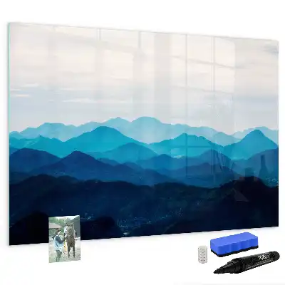 Schreib-Magnettafel mit Aquarellwasser