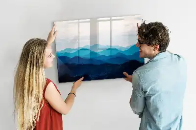 Schreib-Magnettafel mit Aquarellwasser