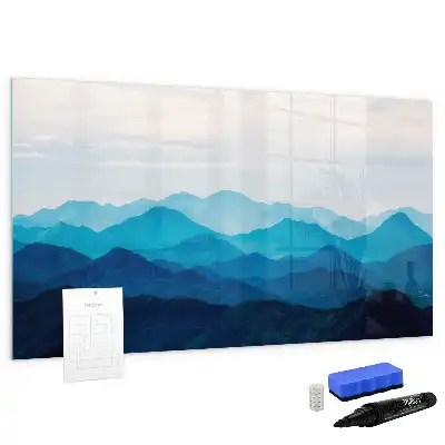 Schreib-Magnettafel mit Aquarellwasser