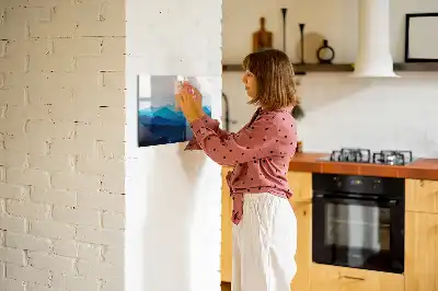 Schreib-Magnettafel mit Aquarellwasser
