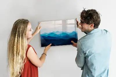 Schreib-Magnettafel mit Aquarellwasser