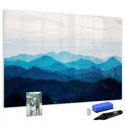 Schreib-Magnettafel mit Aquarellwasser