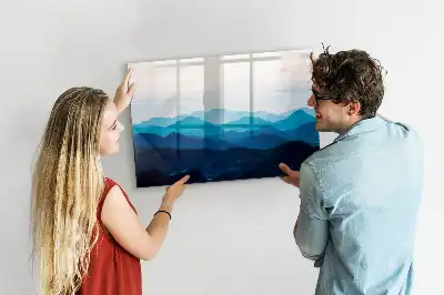 Schreib-Magnettafel mit Aquarellwasser