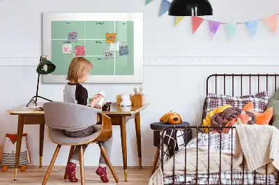 Schreibtisch-Organizer mit integrierter Schreib-Magnettafel