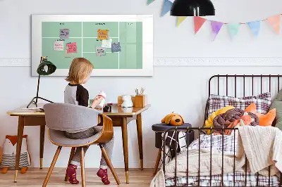 Schreibtisch-Organizer mit integrierter Schreib-Magnettafel