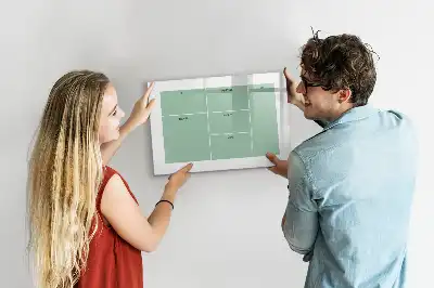 Schreibtisch-Organizer mit integrierter Schreib-Magnettafel