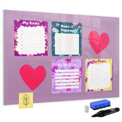 Schreib-Magnettafel mit gruseligem Motiv