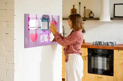 Schreib-Magnettafel mit gruseligem Motiv