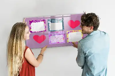 Schreib-Magnettafel mit gruseligem Motiv