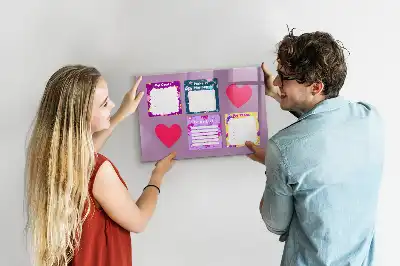 Schreib-Magnettafel mit gruseligem Motiv