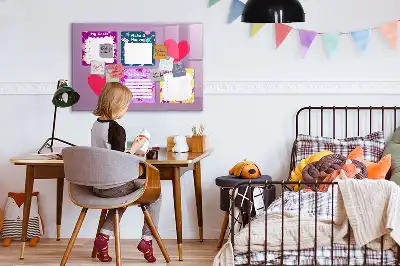 Schreib-Magnettafel mit gruseligem Motiv