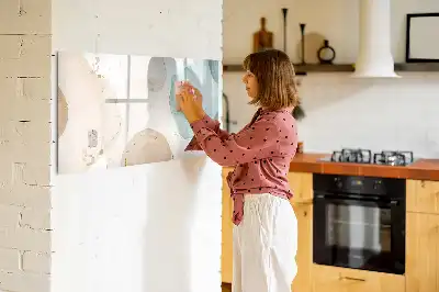 Magnetische Schreibtafel mit Aquarellflecken-Design