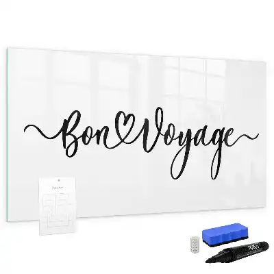Schreib-Magnettafel mit Motiv Gute Reise