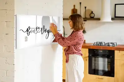 Schreib-Magnettafel mit Motiv Gute Reise