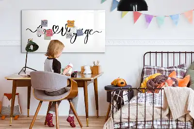 Schreib-Magnettafel mit Motiv Gute Reise