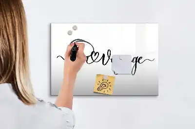 Schreib-Magnettafel mit Motiv Gute Reise