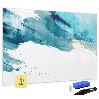 Schreib-Magnettafel im Design Pinselstrich