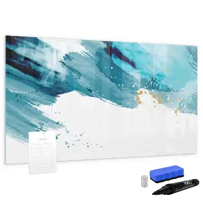 Schreib-Magnettafel im Design Pinselstrich
