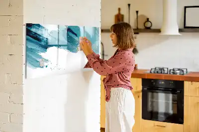 Schreib-Magnettafel im Design Pinselstrich