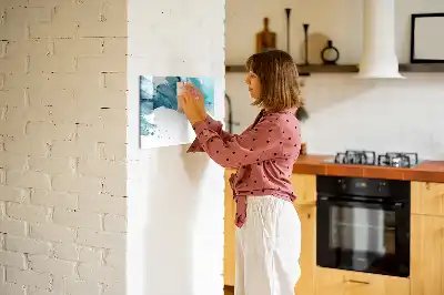 Schreib-Magnettafel im Design Pinselstrich