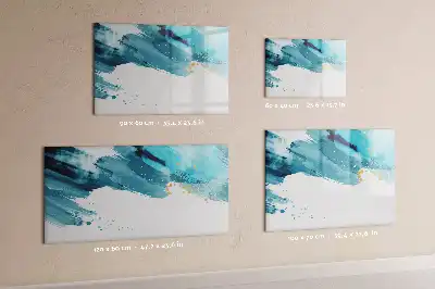 Schreib-Magnettafel im Design Pinselstrich