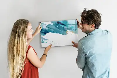 Schreib-Magnettafel im Design Pinselstrich
