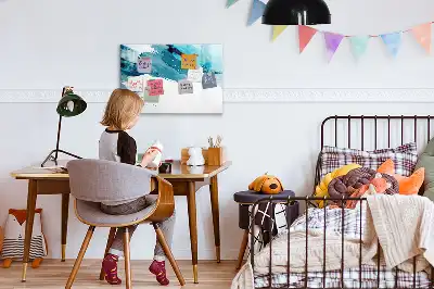 Schreib-Magnettafel im Design Pinselstrich