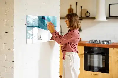 Schreib-Magnettafel im Design Pinselstrich