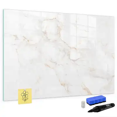 Beschreibbare Magnettafel in elegantem Marmor-Design
