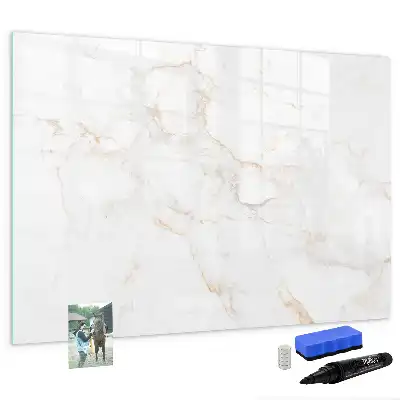 Beschreibbare Magnettafel in elegantem Marmor-Design