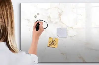 Beschreibbare Magnettafel in elegantem Marmor-Design