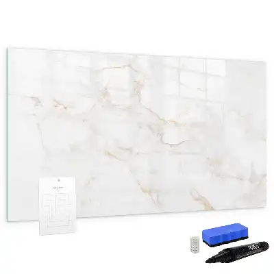 Beschreibbare Magnettafel in elegantem Marmor-Design